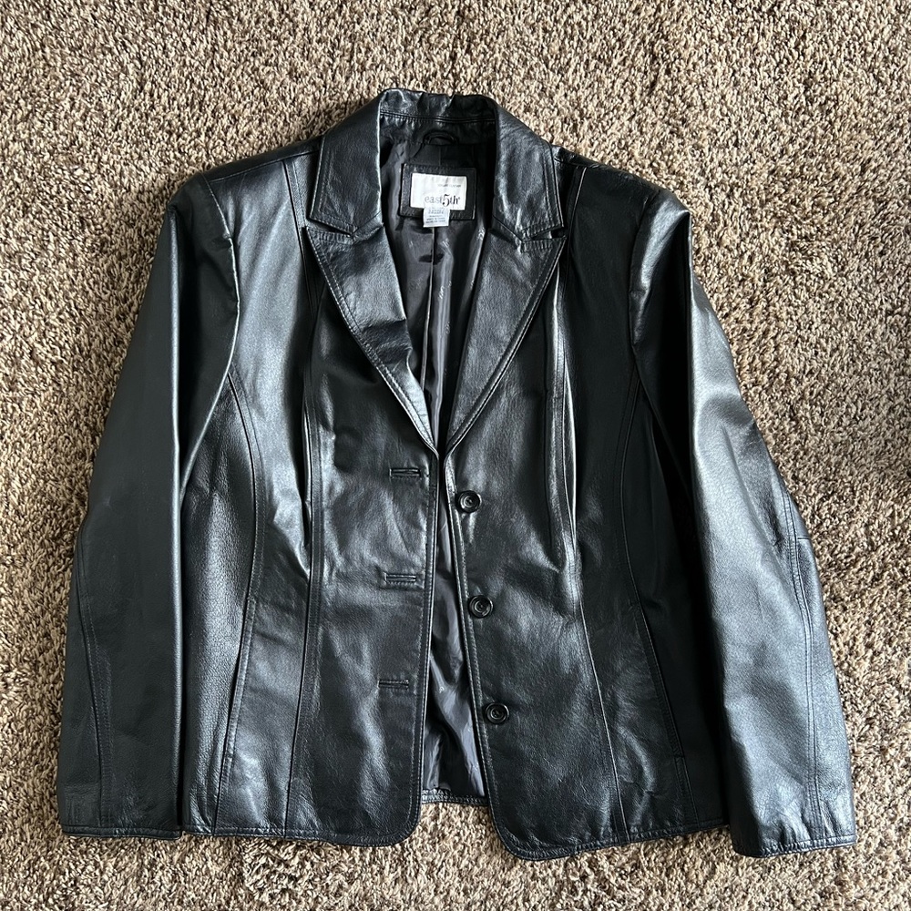 Womens leather jacket